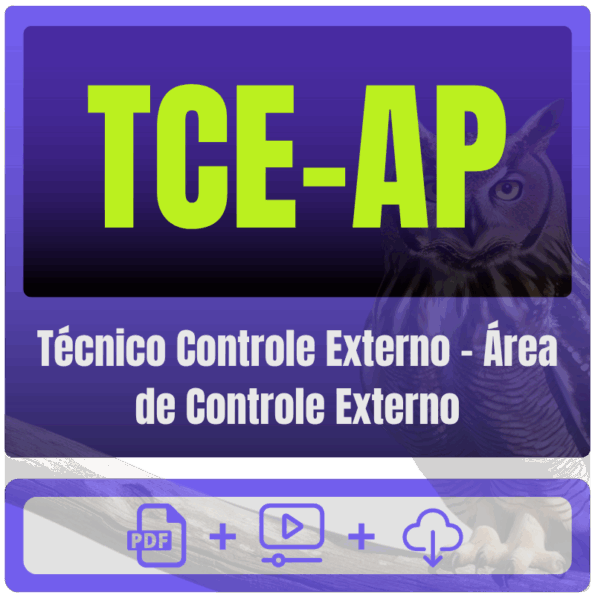 TCE-AP (Técnico Controle Externo - Área de Controle Externo) Pacote