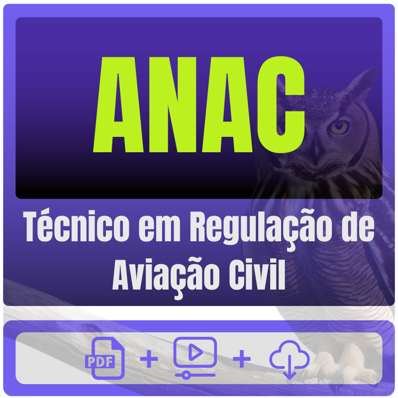 ANAC (Técnico em Regulação de Aviação Civil) Pacote