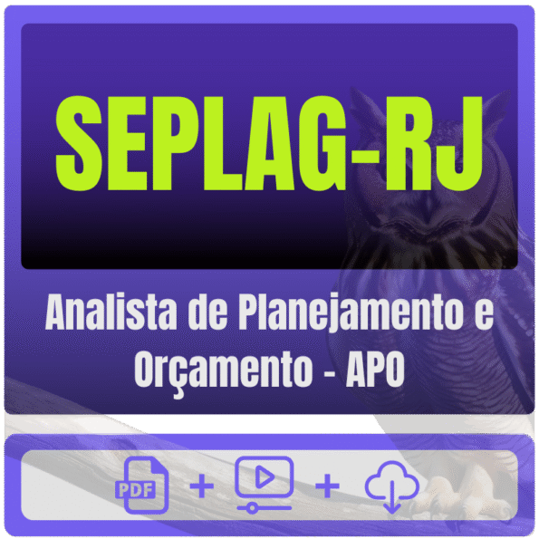 SEPLAG-RJ (Analista de Planejamento e Orçamento - Área Planejamento e Orçamento) Pacote - 2026 (Pós-Edital)