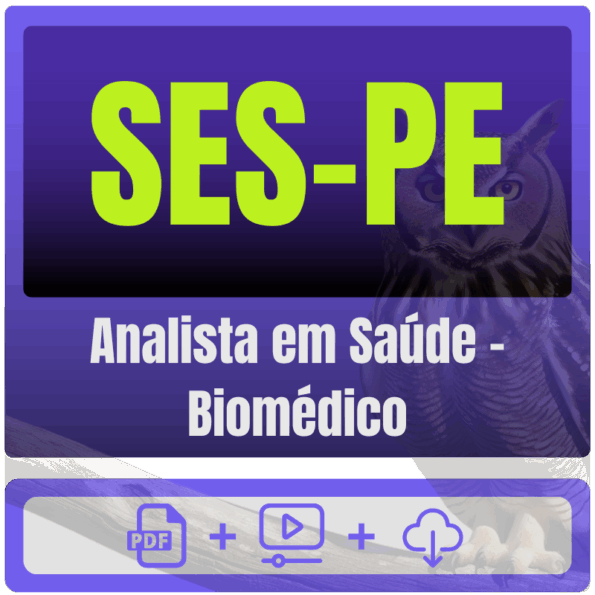 SES-PE (Analista em Saúde - Biomédico) Pacote