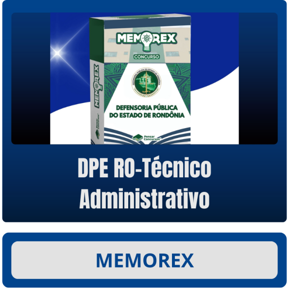 MEMOREX - DPE RO (Técnico Administrativo)