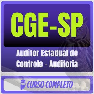CGE-SP (Auditor Estadual de Controle - Auditoria) Pós-Edital - 2025