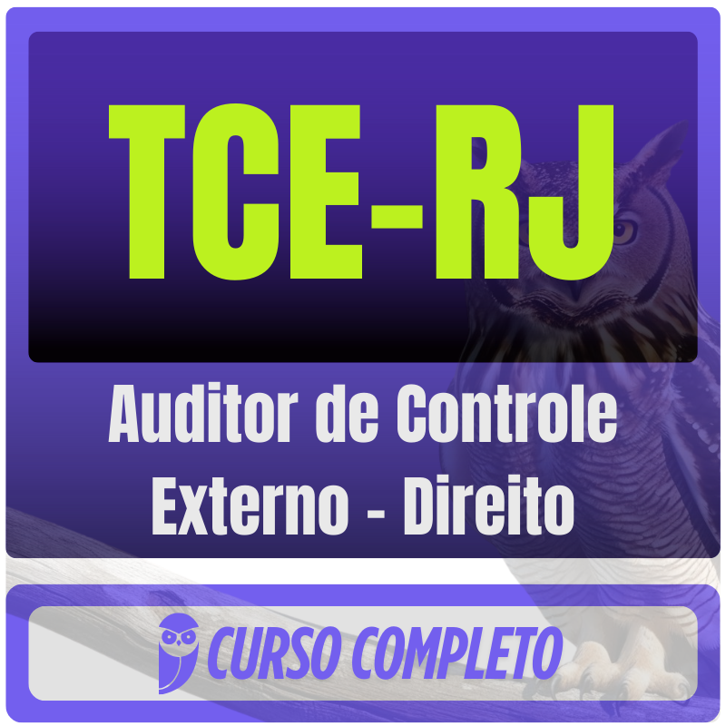 TCE-RJ (Auditor de Controle Externo - Direito) Pacote