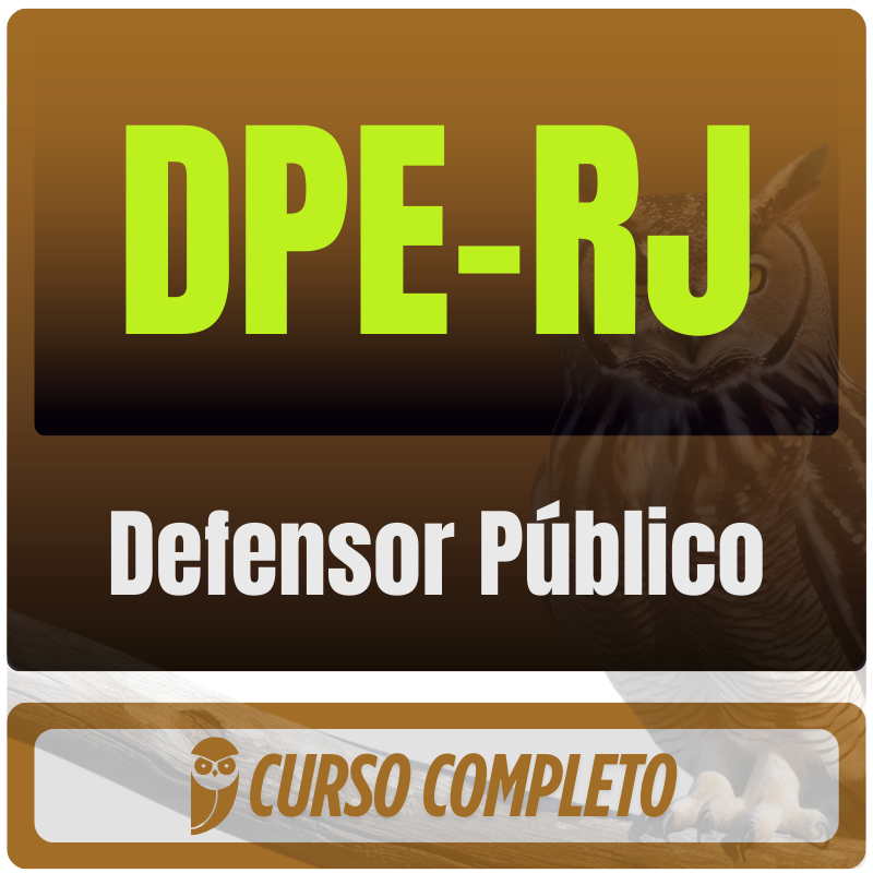 DPE-RJ (Defensor Público) Pós-Edital - 2026 - Rateio de Curso | Rateio Concursos | Melhor Site de Rateio de Cursos