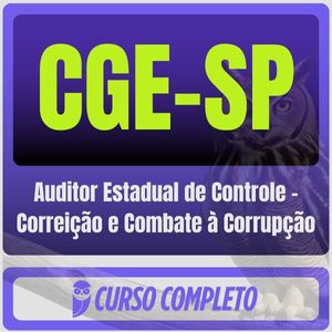 CGE-SP (Auditor Estadual de Controle - Correição e Combate à Corrupção) Pós-Edital - 2025