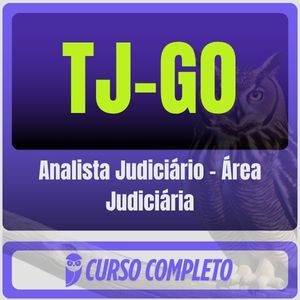 TJ-GO (Analista Judiciário - Área Judiciária) Pacote Completo 2025