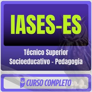 IASES-ES (Técnico Superior Socioeducativo - Pedagogia) Pós-Edital - 2025