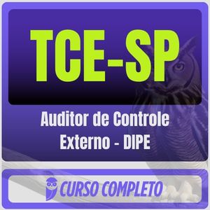 TCE-SP (Auditor de Controle Externo - DIPE) Pacote