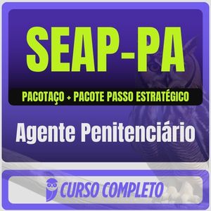 SEAP-PA (Agente Penitenciário) Pacotaço - Pacote Téorico + Pacote Passo