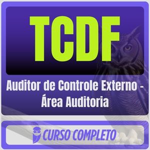 TCDF (Auditor de Controle Externo - Área Auditoria) Pacote