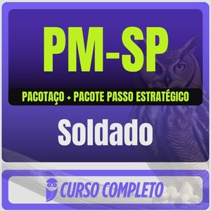 PM-SP (Soldado) Pacotaço - Pacote Teórico + Passo Estratégico
