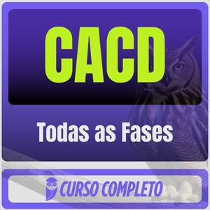 Admissão à Carreira de Diplomata (CACD) Pacote para Todas as Fases