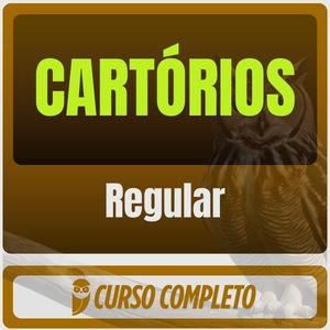 Cartórios - Pacote Teórico (Regular) - 2026