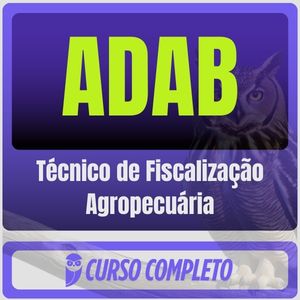ADAB (Técnico de Fiscalização Agropecuária) Pacote - 2026 (Pós-Edital)