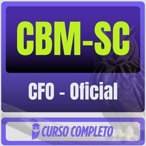 CBM-SC (CFO - Oficial) Pós-Edital - 2026
