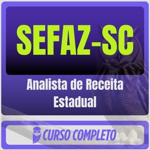 SEFAZ-SC (Analista de Receita Estadual) Pacote