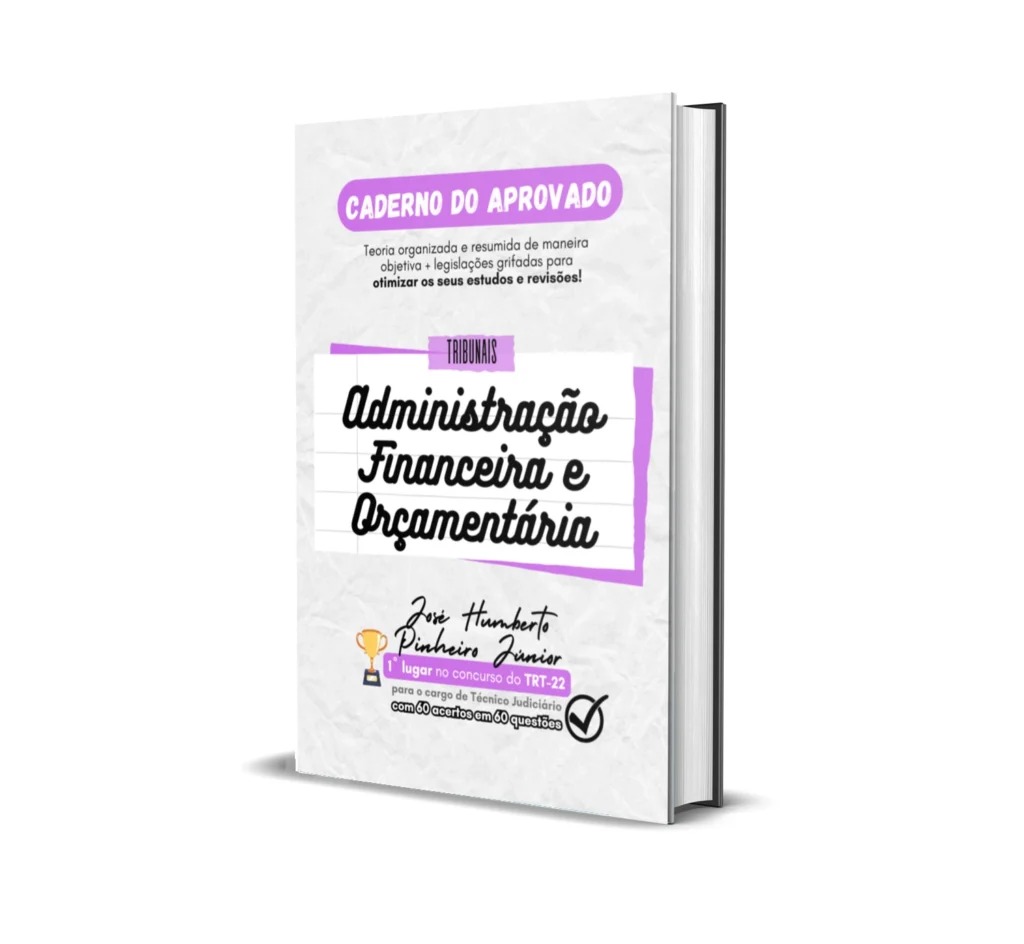 Administração Financeira e Orçamentária - Caderno do Aprovado - Rateio de Curso | Rateio Concursos | Melhor Site de Rat