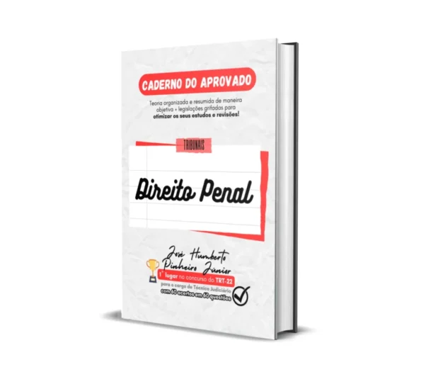 Direito Penal - Caderno do Aprovado - Rateio de Curso | Rateio Concursos | Melhor Site de Rateio de Cursos