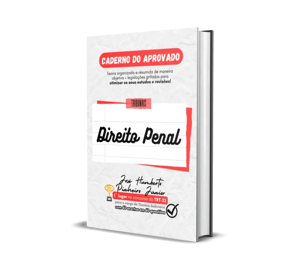 Direito Penal - Caderno do Aprovado - Rateio de Curso | Rateio Concursos | Melhor Site de Rateio de Cursos