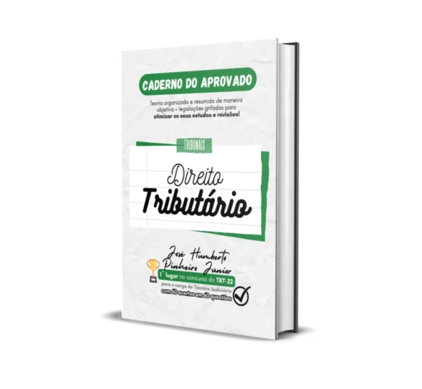 Direito Tributário - Caderno do Aprovado - Rateio de Curso | Rateio Concursos | Melhor Site de Rateio de Cursos