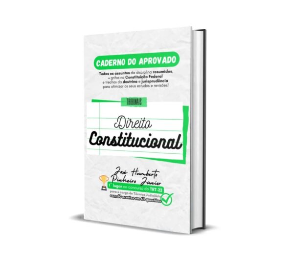 Direito Constitucional - Caderno do Aprovado - Rateio de Curso | Rateio Concursos | Melhor Site de Rateio de Cursos