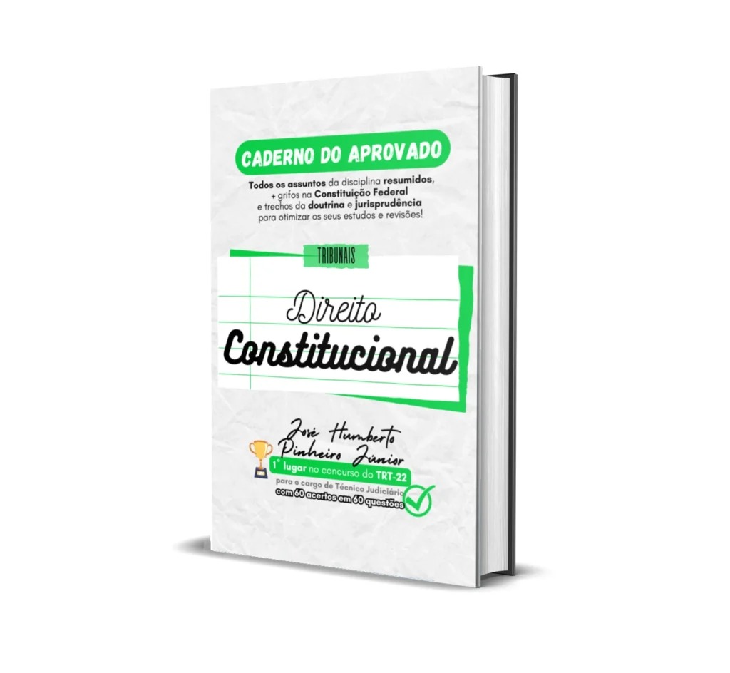 Direito Constitucional - Caderno do Aprovado - Rateio de Curso | Rateio Concursos | Melhor Site de Rateio de Cursos