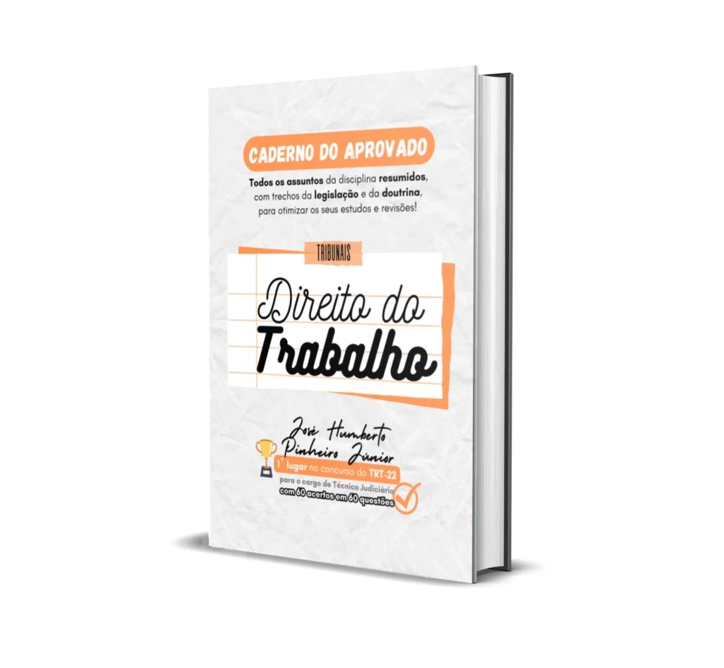 Direito do Trabalho - Caderno do Aprovado - Rateio de Curso | Rateio Concursos | Melhor Site de Rateio de Cursos