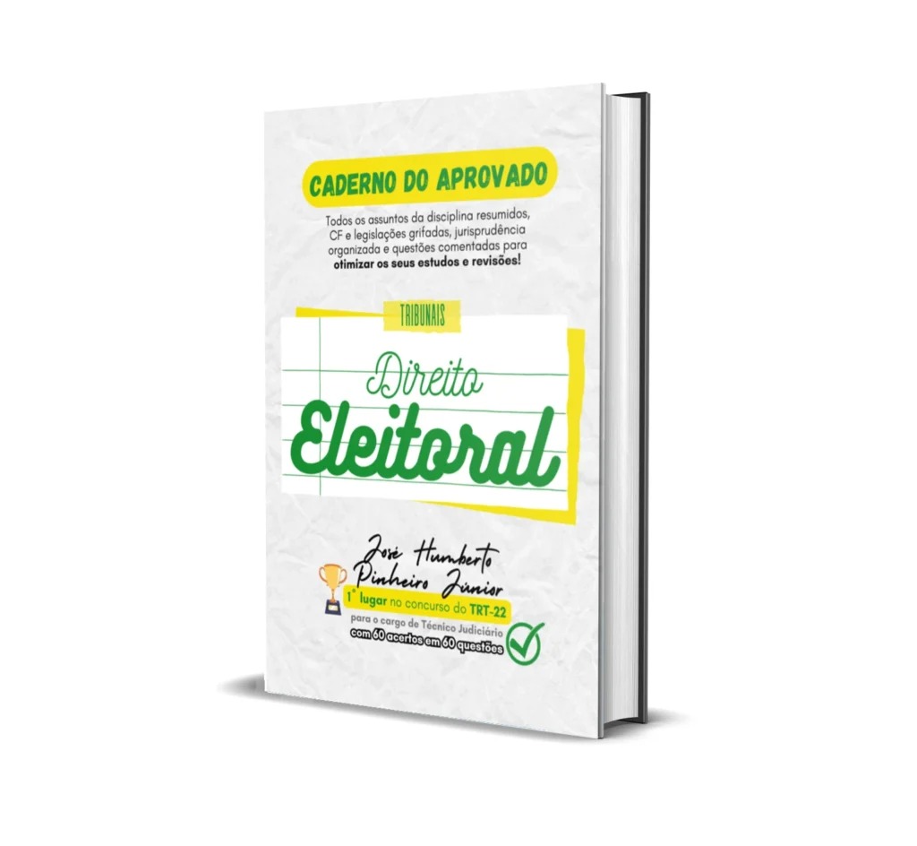 Direito Eleitoral - Caderno do Aprovado - Rateio de Curso | Rateio Concursos | Melhor Site de Rateio de Cursos