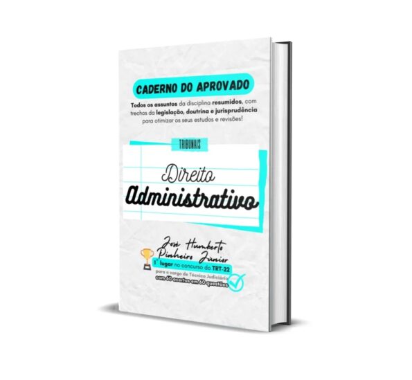 Direito Administrativo + Gestão de Contratos - Caderno do Aprovado - Rateio de Curso | Rateio Concursos | Melhor Site d
