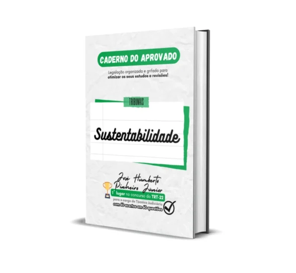 Sustentabilidade - Caderno do Aprovado - Rateio de Curso | Rateio Concursos | Melhor Site de Rateio de Cursos