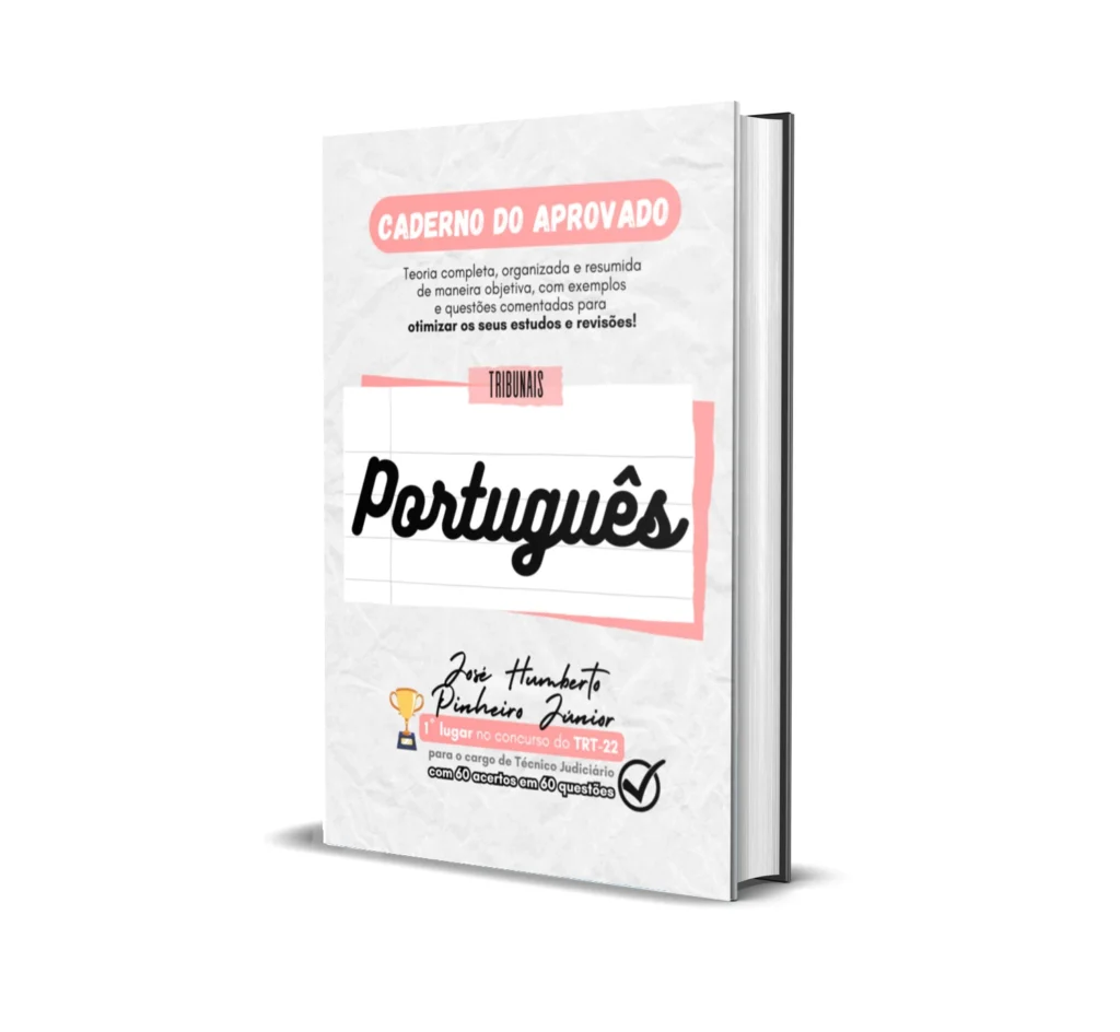 Português - Caderno do Aprovado - Rateio de Curso | Rateio Concursos | Melhor Site de Rateio de Cursos