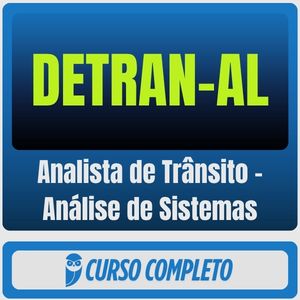 Curso DETRAN-AL Analista de Trânsito Análise de Sistemas 2026 pós-edital