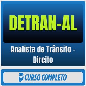 Curso DETRAN-AL Analista de Trânsito Direito 2026 pós-edital para concursos