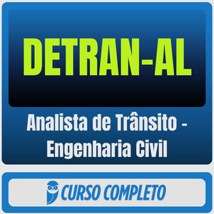 Curso DETRAN-AL Analista de Trânsito Engenharia Civil 2026 pós-edital