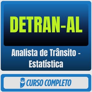 Curso DETRAN-AL Analista de Trânsito Estatística 2026 pós-edital