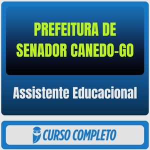 Prefeitura de Senador Canedo-GO (Assistente Educacional) Pós-Edital - 2025
