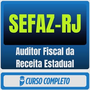 Pacote preparatório SEFAZ-RJ Auditor Fiscal da Receita Estadual com videoaulas e PDFs