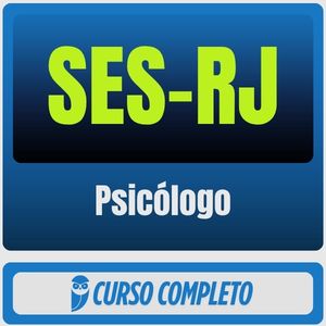 Pacote preparatório SES-RJ Psicólogo para concurso público