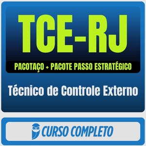 TCE-RJ (Técnico de Controle Externo) Pacotaço - Pacote Teórico + Passo Estratégico