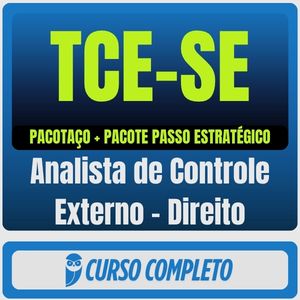 TCE-SE (Analista de Controle Externo - Direito) Pacotaço - Pacote Teórico + Passo Estratégico