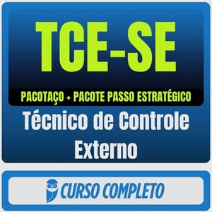 TCE-SE (Técnico de Controle Externo) Pacotaço - Pacote Teórico + Passo Estratégico