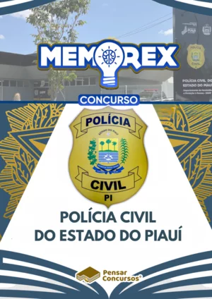 Memorex - PC PI (Oficial Investigador de Polícia) - Rateio de Curso | Rateio Concursos | Melhor Site de Rateio de Curs