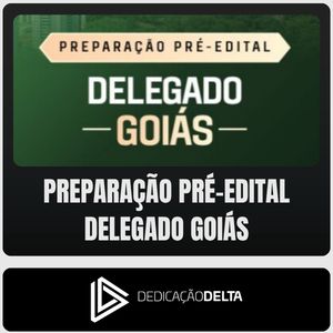 PC-GO (Delegado) Dedicação Delta - Pré-Edital - 2026 - Rateio de Curso | Rateio Concursos | Melhor Site de Rateio de Cu