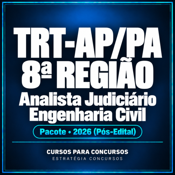 TRT 8 Engenharia Civil — Estratégia Concursos