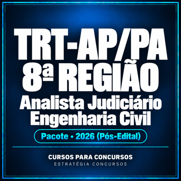 TRT 8 Engenharia Civil — Estratégia Concursos