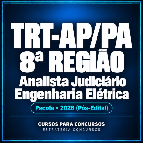 TRT 8 Engenharia Elétrica — Estratégia Concursos