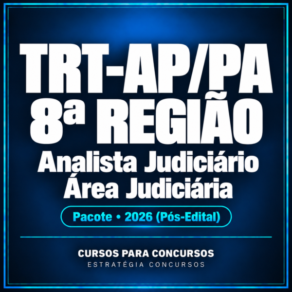 TRT 8 Área Judiciária — Estratégia Concursos