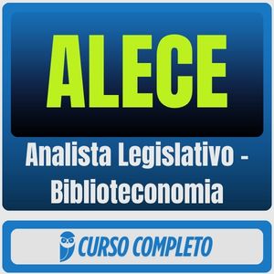 ALECE (Analista Legislativo - Biblioteconomia) Pós-Edital - 2026 - Rateio de Curso | Rateio Concursos | Melhor Site de