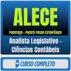 ALECE (Analista Legislativo - Ciências Contábeis) Pacotaço - Pacote Teórico + Pacote Passo Estratégico - 2026 (Pós-Edit