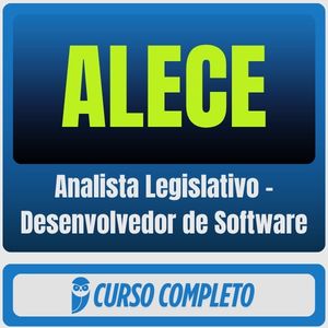 ALECE (Analista Legislativo - Desenvolvedor de Software) Pós-Edital - 2026 - Rateio de Curso | Rateio Concursos | Melho